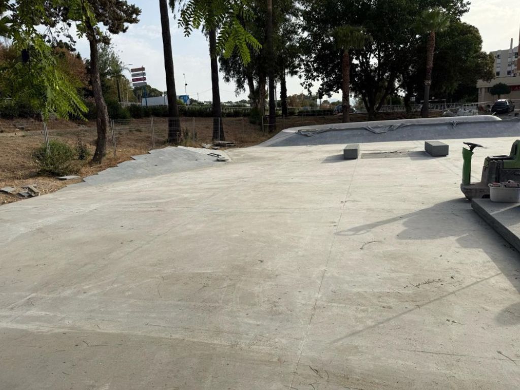 Trabajo de hormigón pulido en Torremolinos.