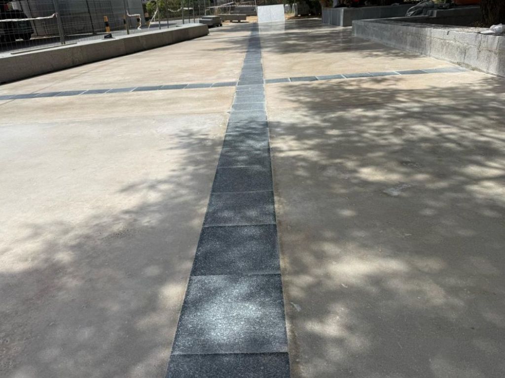 Trabajo de hormigón pulido en Torremolinos.